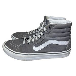 Vans SK8 Old Skool High Hi Top Sneakers Women’s 10 / Men’s 8.5 Gray Canvas Shoes